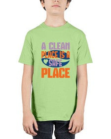 A clean place is a safe place Style 4# - cleaner - Youth Tee Unisex