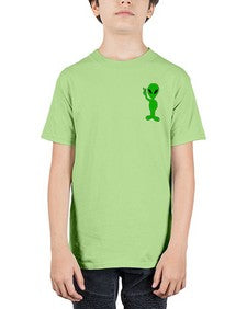 Alien in Pocket Side 3# - ufo - Youth Tee Unisex