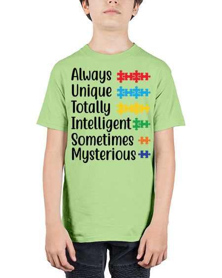 Always Unique Style 42# - autism - Youth Tee Unisex