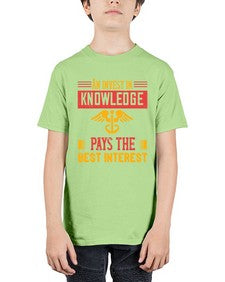 An invest in knowledge pays the best interest Style 45# - nurse - Youth Tee Unisex