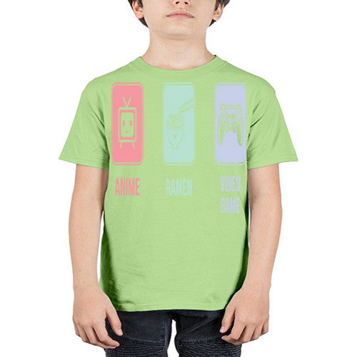 Anime Ramen Video Game Otaku Workout 219# - anime - Youth Tee Unisex