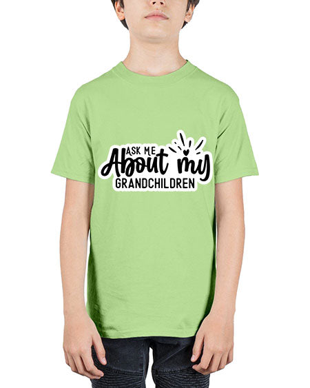 Ask Me About My Grandchildren 271# - baby - Youth Tee Unisex