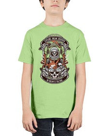 Astronaut Skull 243# - skull and bones - Youth Tee Unisex