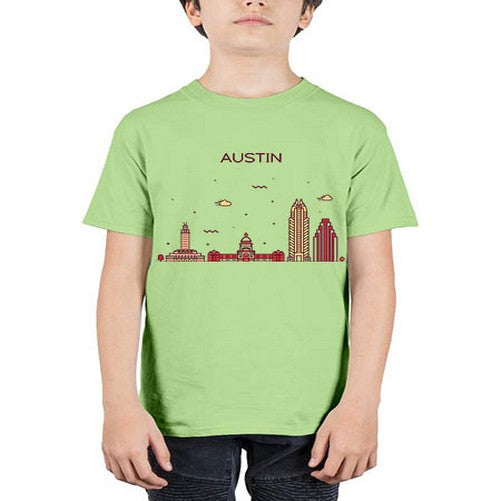 AustinTX 382# - cities - Youth Tee Unisex