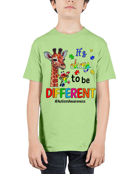 Autism Giraffe - autism - Youth Tee Unisex