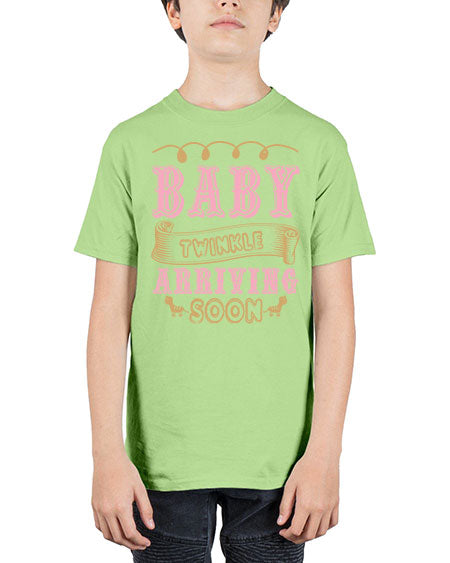 Baby Rwinkle arriving soon Style 30# - baby shower - Youth Tee Unisex