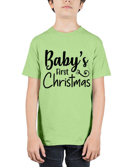Babys First Christmas 277# - baby - Youth Tee Unisex