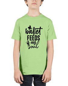 Ballet feeds my soul 71# - ballet - Youth Tee Unisex