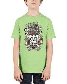 Barbell Skull Head 247# - skull and bones - Youth Tee Unisex
