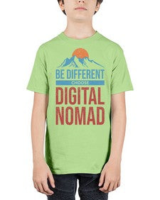 Be Different Choose Digital Nomad 28# - internet - Youth Tee Unisex
