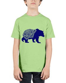 BearMandala 253# - mandala - Youth Tee Unisex