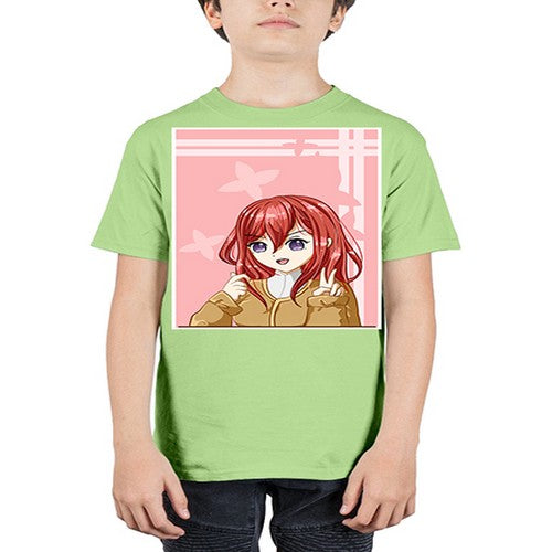Beautiful and pretty little girl red long hair with 106# - anime - Youth Tee Unisex