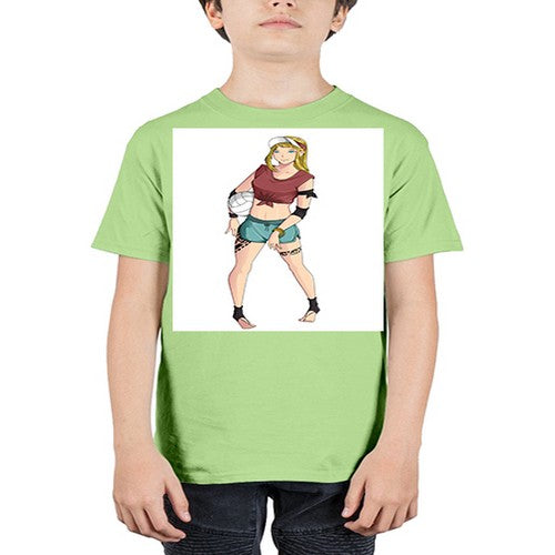 Beautiful girl volley in summer beach 38# - anime - Youth Tee Unisex
