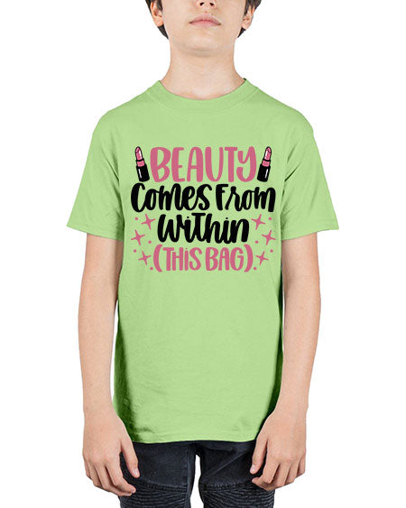 Beauty Comes From Within This Bag Style 138# - beauty - fashion - Youth Tee Unisex