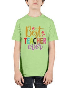 Best Teacher Ever 618# - teacher - Youth Tee Unisex
