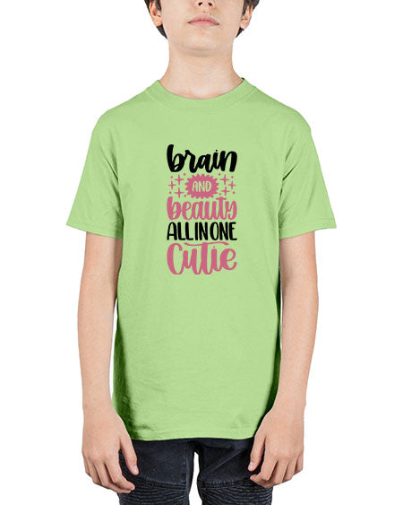 Brain And Beauty All In One Style 126# - beauty - fashion - Youth Tee Unisex
