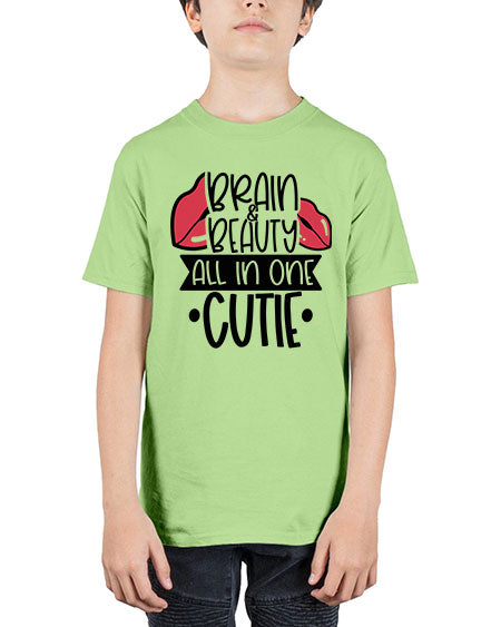 Brain Beauty All In One Cutie Style 127# - beauty - fashion - Youth Tee Unisex