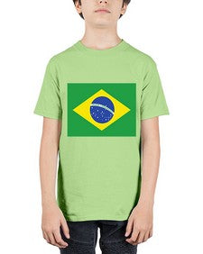 Brazil 488# - world flags - Youth Tee Unisex