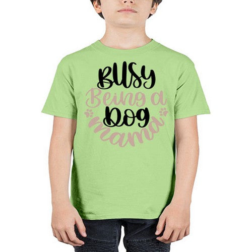 Busy Being A Dog Style 32# - dogs - Youth Tee Unisex