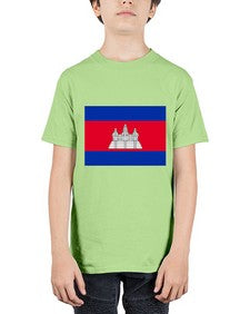 Cambodia 537# - world flags - Youth Tee Unisex