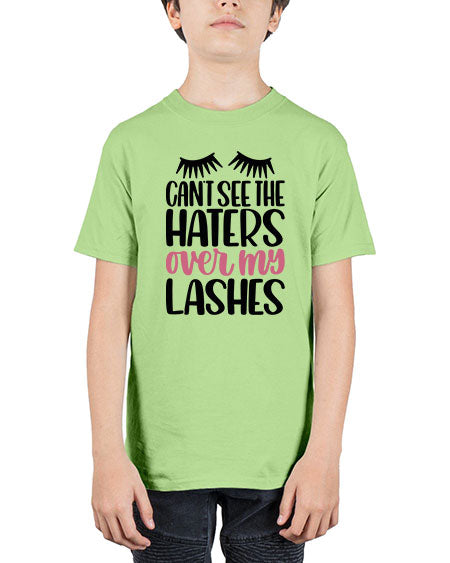 Can∩t See The Haters Over My Lashes Style 112# - beauty - fashion - Youth Tee Unisex