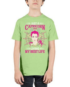 Capricorn chick 193# - capricorn - Youth Tee Unisex