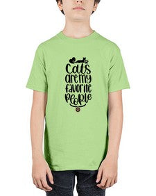 Cats Are My Favorite People Style 89# - cats - Youth Tee Unisex
