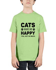 Cats Make Me Style 40# - cats - Youth Tee Unisex