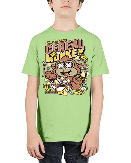 Cereal Monkey - monkey - Youth Tee Unisex