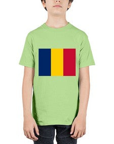 Chad 552# - world flags - Youth Tee Unisex