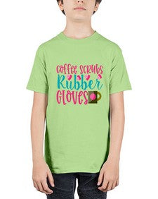 Coffee Scrubs Rubber Gloves Style 668# - nurse - Youth Tee Unisex
