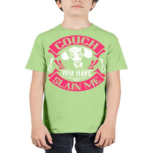 Couch You Have Slain Me Style 3# - dogs - Youth Tee Unisex