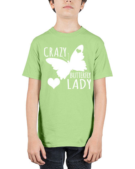 Crayz butterfly lady - butterfly - Youth Tee Unisex