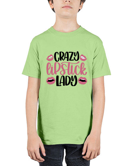 Crazy Lipstick Lady Style 107# - beauty - fashion - Youth Tee Unisex