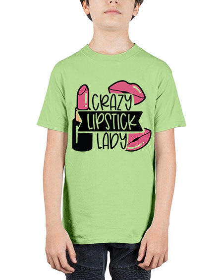 Crazy Lipstick Lady Style 108# - beauty - fashion - Youth Tee Unisex