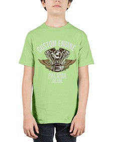 Custom engine 14# - motorcycle - Youth Tee Unisex
