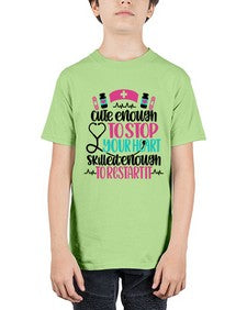 Cute Enough To Stop You Style Style 687# - nurse - Youth Tee Unisex
