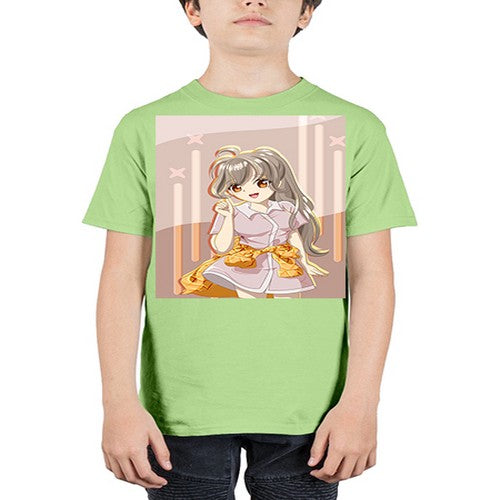 Cute and happy girl with picnic outfit 10# - anime - Youth Tee Unisex