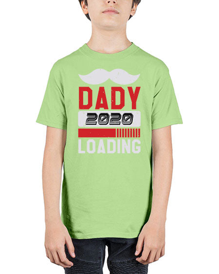 Dady Loading Style 70# - baby shower - Youth Tee Unisex