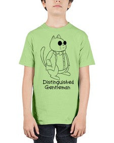 Distinguished Gentleman - cats - Youth Tee Unisex