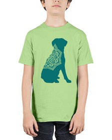 DogMandala 381# - mandala - Youth Tee Unisex
