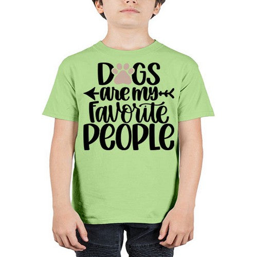 Dogs Are My Favorite People Style 22# - dogs - Youth Tee Unisex