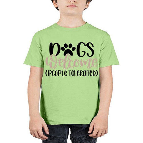 Dogs Welcome Style 21# - dogs - Youth Tee Unisex