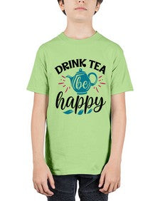 Drink Tea Be Happy 922# - tea - Youth Tee Unisex