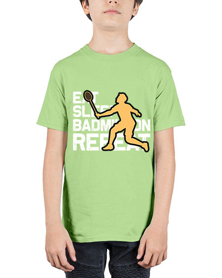 Eat 1286# - badminton - Youth Tee Unisex