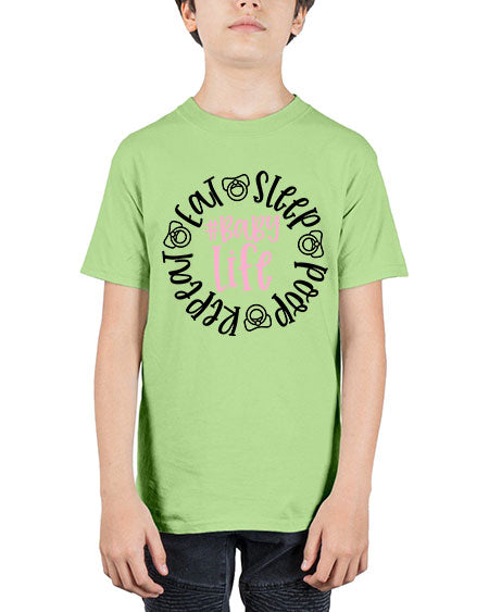 Eat Sleep Poop Repeat BabyLife Style 306# - baby - Youth Tee Unisex