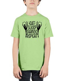 Eat sleep dance repeat 123# - ballet - Youth Tee Unisex