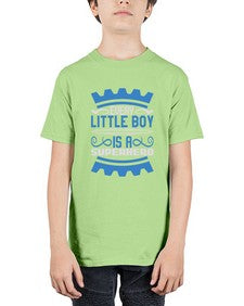 Every little boy is a superhero 123# - cartoon super hero - Youth Tee Unisex