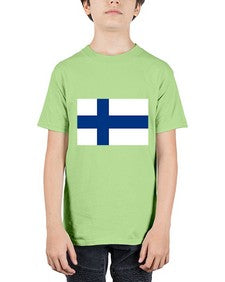 Finland 722# - world flags - Youth Tee Unisex