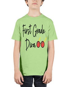First Grade Diva 124# - first grade - Youth Tee Unisex